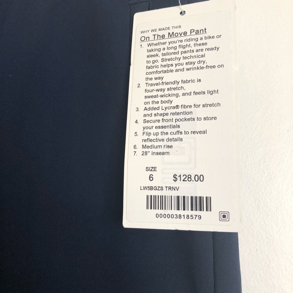 Lululemon on the move pants